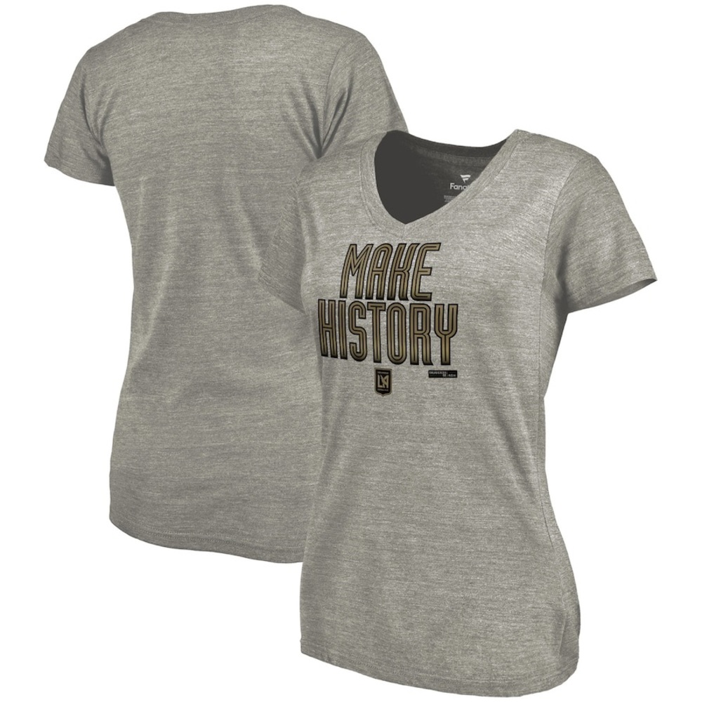 Women's Fanatics LAFC Inaugural Season Tri-Blend V-
Neck T-Shirt | Medium